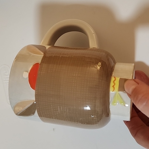 Suzy Ultman Reindeer 3D coffee cup mug Crate & Barrel - Picture 3 of 7